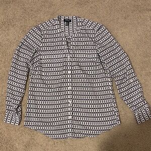 Jones New York women’s patterned blouse